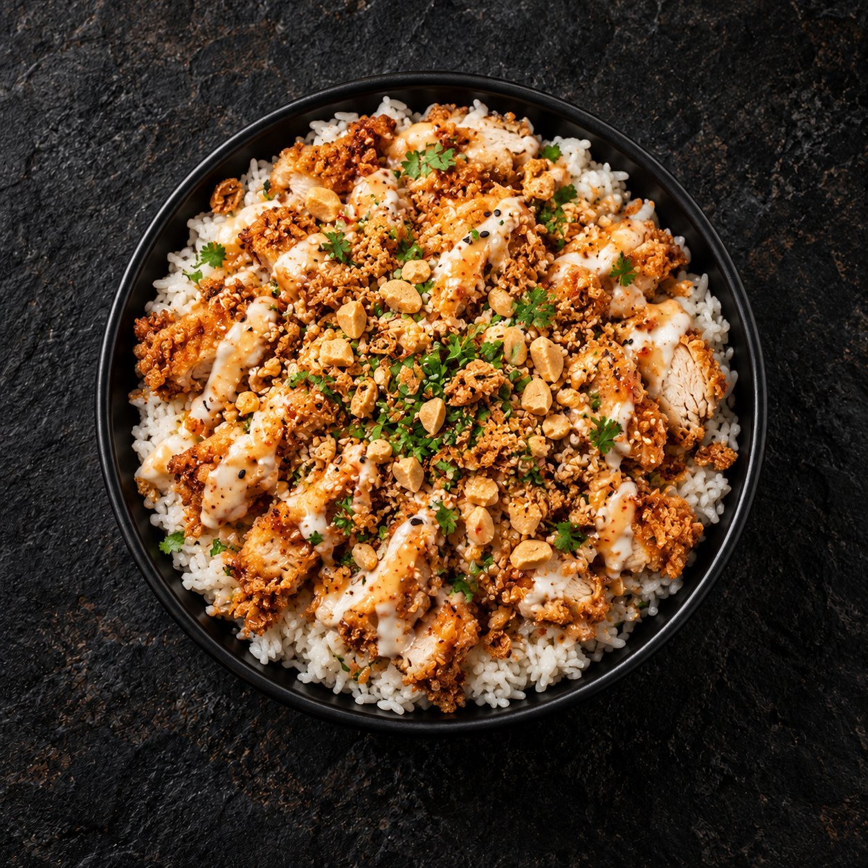 Riz Poulet Crousty — Thaï Palais